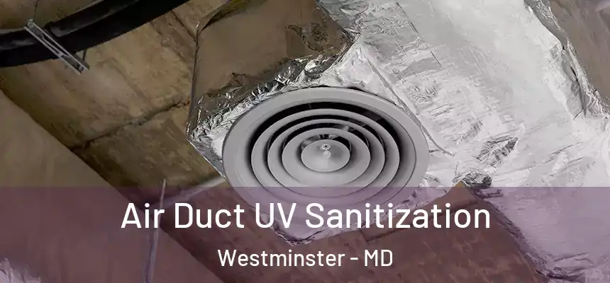 Air Duct UV Sanitization Westminster - MD