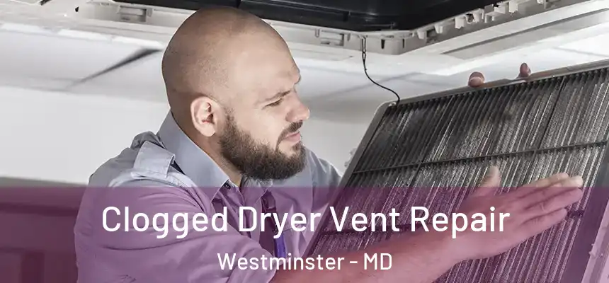 Clogged Dryer Vent Repair Westminster - MD